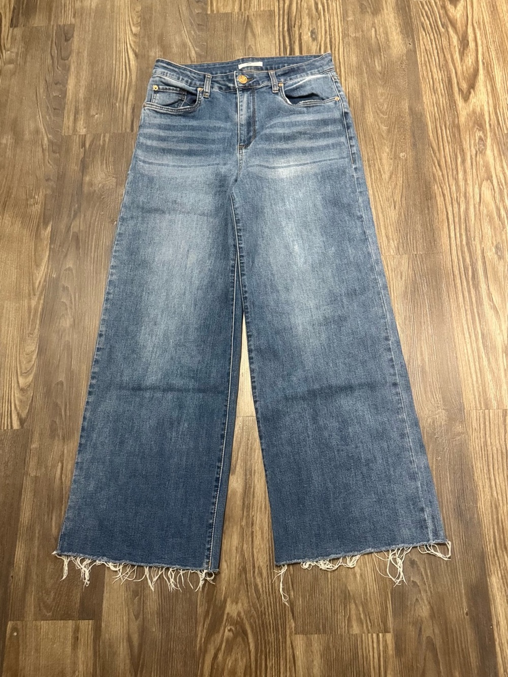 STS blue Sabrina ultra high rise wide leg jeans medium wash 29